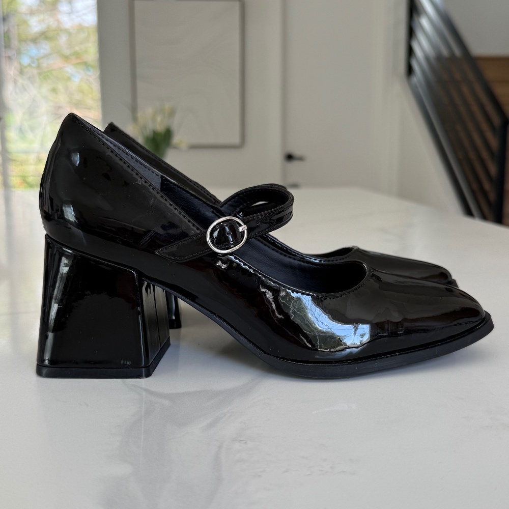 Rachel Zoe Livia Patent Mary Jane Block Heel – Size 6.5
